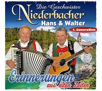 Die Geschwister Niederbacher – Hans & Erinnerungen aus alten Zeiten – CD – Importación USA