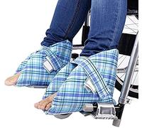 DIE Gloves Hand Warmers,Bed Rest Care Anti-Decubitus Heel Pad, Wheelchair with Old Man Wrapped In Ankle Cover, Foot Protection To Protect The Foot Drooping Warm,Azul,Constructive23