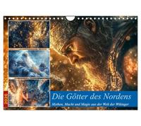 Die Götter des Nordens (Wandkalender 2026 DIN A4 quer), CALVENDO Monatskalender: Tauche ein in die faszinierende Welt der nordischen Mythologie in eine Welt der mächtigen Götter