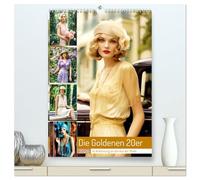 Die Goldenen 20er - In Anlehnung an die Ära der Mode (hochwertiger Premium Wandkalender 2026 DIN A2 hoch), Kunstdruck in Hochglanz: Eine Hommage an zeitlose Eleganz