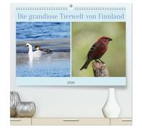 Die grandiose Tierwelt von Finnland (hochwertiger Premium Wandkalender 2026 DIN A2 quer), Kunstdruck in Hochglanz: Finnische Fauna