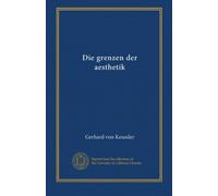 Die grenzen der aesthetik