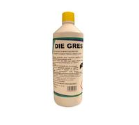 DIE GRES Limpiador de mantenimiento de suelos de gres porcelánico brillante, concentrado sin aclarado, antical, perfume afrutado, uso profesional, 1 unidad de 1 litro