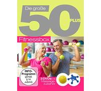 Die große 50+ Fitnessbox mit Massagezubehör (DVD) Fitness Gymnastik Wellness
