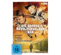Various - Die große Revolverhelden Box - Barquero, Der gnadenlose Rächer, El Perdido, Wild Bill [DVD]