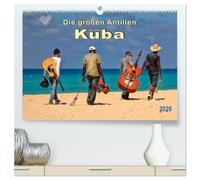 Die großen Antillen - Kuba (hochwertiger Premium Wandkalender 2026 DIN A2 quer), Kunstdruck in Hochglanz: Kuba zwischen Aufbruch und Abriss.