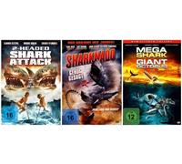 DIE HAI - COLLECTION ( Sharknado - 2 Headed Shark Attack - Mega Shark vs Giant Octopus ) [3 DVDs]
