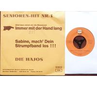 DIE HAJOS SENIOREN HIT NR 1 disco 030 # 0513001 9 Und dann strich mir die Masseuse Immer mit der Hand lang Sabine mach Dein Strumpfband los