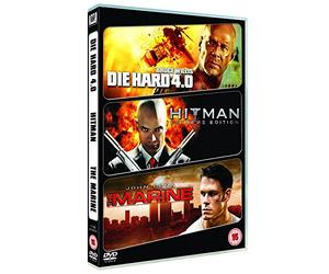 Die Hard 4.0/Hitman/The Marine [Edizione: Regno Unito] [Italia] [DVD]
