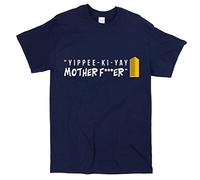 Die Hard Inspired Yippee-Ki-Yay T-Shirt - Retro Action Film Movie tee(X-Large)