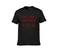 Die Hard Yippee Ki Yay Alan Rickman Hans Gruber Nakatomi Plaza Movie Unisex Cotton T-Shirts Black XL