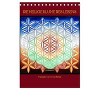 Die heilige Blume des Lebens - Mandalas von Istvan Seidel (Tischkalender 2026 DIN A5 hoch), CALVENDO Monatskalender: 13 Mandalas als Tafelmalerei auf ... der Blume des Lebens von István Seidel