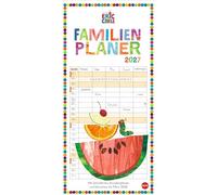 Die kleine Raupe Nimmersatt Familienplaner 2027: Familienkalender mit 5 Spalten. Liebevoll illustrierter Wandkalender mit Schulferien und Stundenplänen.