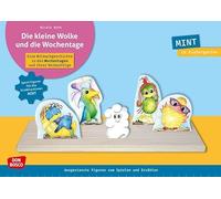 Die kleine Wolke und die Wochentage. Erzählschienen-Figurenset: Eine Mitmachgeschichte zu den Wochentagen und ihrer Reihenfolge. MINT im Kindergarten. Ausgestanzte Figuren zum Spielen und Erzählen