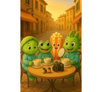 Die Kohlkopfbande - Café am Morgen: Notizbuch mit 150 linierten Seiten - für Ideen, Gedanken, Erinnerungen und gute Laune