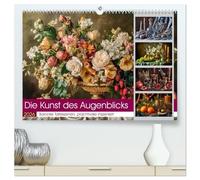 Die Kunst des Augenblicks (hochwertiger Premium Wandkalender 2026 DIN A2 quer), Kunstdruck in Hochglanz: Ein luxuriöser Wandkalender, der die Pracht barocker Stillleben neu interpretiert.