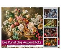 Die Kunst des Augenblicks (Wandkalender 2026 DIN A2 quer), CALVENDO Monatskalender: Ein luxuriöser Wandkalender, der die Pracht barocker Stillleben neu interpretiert.
