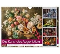 Die Kunst des Augenblicks (Wandkalender 2026 DIN A4 quer), CALVENDO Monatskalender: Ein luxuriöser Wandkalender, der die Pracht barocker Stillleben neu interpretiert.