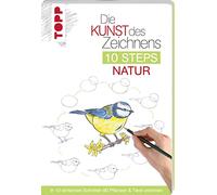 El arte de dibujar 10 pasos – Naturaleza: 60 plantas y animales en 10 sencillos pasos – Topp Verlag