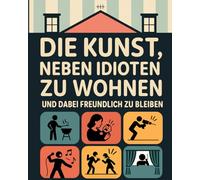 Die Kunst, neben Idioten zu wohnen und dabei freundlich zu bleiben: Das humorvolle Geschenk für alle, die schon tausendmal gelächelt haben, obwohl sie am liebsten geschrien hätten