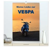 Die Liebe zur Vespa (hochwertiger Premium Wandkalender 2026 DIN A2 hoch), Kunstdruck in Hochglanz: Ein Kalender gemacht für Fans des klassischen Motorrollers