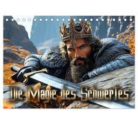 Die Magie des Schwertes (Tischkalender 2026 DIN A5 quer), CALVENDO Monatskalender: Atmosphärische Bilder lassen epische Mythen und Fantasy über ... in lebendigen Szenen wieder aufleben