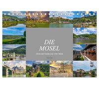 Die Mosel zwischen Koblenz und Trier (Tischkalender 2026 DIN A5 quer), CALVENDO Monatskalender: Zwölf faszinierende Motive entlang der Mosel zwischen Koblenz und Trier