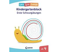 Die neuen LernSpielZwerge - Erste Schwungübungen: Kindergartenblock ab 4 Jahre - Lernspiele und Übungen für Kindergarten und Vorschule