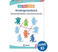 Die neuen LernSpielZwerge - Gemeinsamkeiten und Unterschiede: Kindergartenblock ab 4 Jahre - Lernspiele und Übungen für Kindergarten und Vorschule