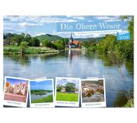 Die Obere Weser - Von Hannoversch Münden bis Bad Karlshafen (Wandkalender 2026 DIN A2 quer), CALVENDO Monatskalender: Vom Ursprung der Weser bis zur Barockstadt Bad Karlshafen