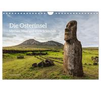 Die Osterinsel - Mythen, Moai und wilde Schönheit (Wandkalender 2026 DIN A4 quer), CALVENDO Monatskalender: Magische Inselwildnis und Moai im Pazifik