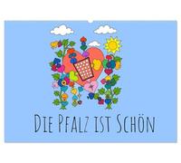 Die Pfalz ist das Beste (Wandkalender 2026 DIN A2 quer), CALVENDO Monatskalender: Pfalz in Cartoon mal was anderes (CALVENDO Natur)