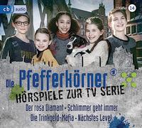 Die Pfefferkörner - Hörspiele zur TV Serie (Staffel 14): Der rosa Diamant - Schlimmer geht immer - Die Trinkgeld-Mafia - Nächstes Level