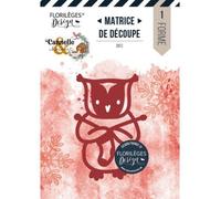 Die - Plantilla de corte con diseño de flores y chocolate
