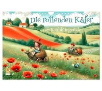 Die rollenden Käfer von Krabblingerode (Wandkalender 2026 DIN A4 quer), CALVENDO Monatskalender: Ein krabbeliger Käferspaß auf Rädern