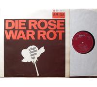 DIE ROSE WAR ROT / schlager - chansons unserer tage / FÜR DICH / 1968 ??? / AMIGA # 850073 / Bildhülle / Deutsche Pressung / 12" Vinyl Langspiel Schallplatte