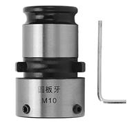 Die Round Chuck 31 mm | Coleta de ritmo de acero de carbono | Agua firme para torno/taladro/fresa | 1,22 pulgadas de diámetro exterior con llave hexagonal