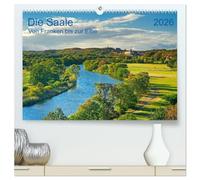 Die Saale Von Franken zur Elbe (hochwertiger Premium Wandkalender 2026 DIN A2 quer), Kunstdruck in Hochglanz: Schöne Impressionen eines mitteldeutschen Flusses