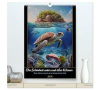 Die Schönheit unter und über Wasser (hochwertiger Premium Wandkalender 2026 DIN A2 hoch), Kunstdruck in Hochglanz: Eine Reise durch eine farbenfrohe Welt.
