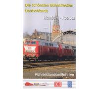 Die schönsten Bahnstrecken Deutschlands 8: Rostock-Lübeck-Hamburg [Alemania] [VHS]