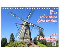 Die schönsten Windmühlen am Niederrhein (Tischkalender 2026 DIN A5 quer), CALVENDO Monatskalender: Windmühlen sind historische Denkmäler, deren Erhaltung ein Stück Kulturgut ist.