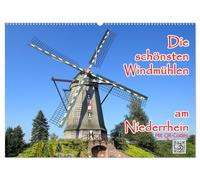 Die schönsten Windmühlen am Niederrhein (Wandkalender 2026 DIN A2 quer), CALVENDO Monatskalender: Windmühlen sind historische Denkmäler, deren Erhaltung ein Stück Kulturgut ist.