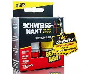 Die Schweißnaht aus der Flasche ® - Minibotellas de pegamento industrial