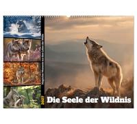 Die Seele der Wildnis (Wandkalender 2027 DIN A2 quer), CALVENDO Monatskalender: Ein emotionaler Kalender für alle Tier- und Naturfreunde und ein echter Blickfang für jedes Zuhause.
