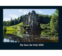 Die Seen der Erde 2026 Fotokalender DIN A4: Monatskalender mit Bild-Motiven aus Fauna und Flora, Natur, Blumen und Pflanzen