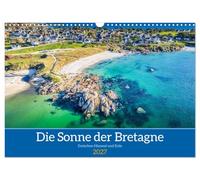 Die Sonne der Bretagne - Zwischen Himmel und Erde (Wandkalender 2027 DIN A3 quer), CALVENDO Monatskalender: Entdecken Sie die Meereslandschaften der Bretagne