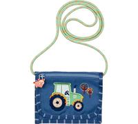 Die Spiegelburg Bolsa de pecho Tractor Ed. 2 - Wenn ich mal groß Monedero Geldbeutel, azul, 13x10 cm, Clásico