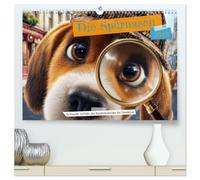 Die Spürnasen - 12 Hunde, 12 Fälle, der Kinderkalender für Detektive (hochwertiger Premium Wandkalender 2026 DIN A2 quer), Kunstdruck in Hochglanz: ... Ein origineller Hundekalender zum Miträtseln!
