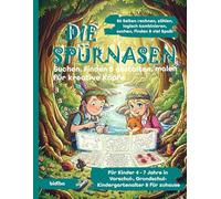 Die Spürnasen - suchen, finden und gestalten | Kreatives Rätsel-Buch für Kids 4-7 Jahre | Punkt-zu-Punkt und Mandala malen |: Mal- und Suchaufgaben im ... kombinieren für Kita, Kindergarten, Schulel