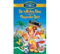 Die tollkühne Hexe in ihrem fliegenden Bett [Alemania] [VHS]